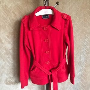 Love tree red thick jacket